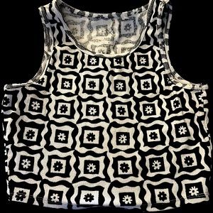 Pacsun pattern crop tank
